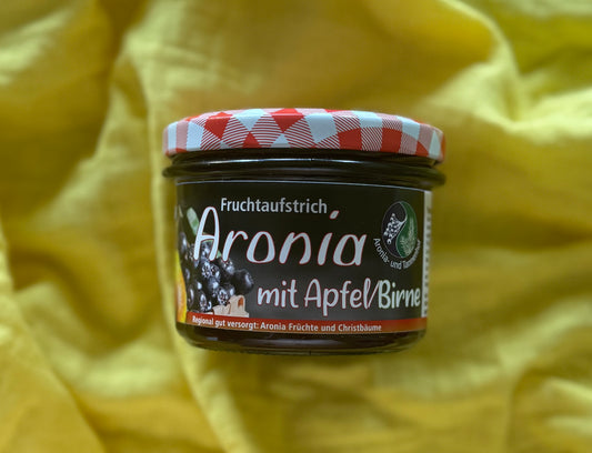 Aronia Fruchtaufstrich mit Apfel & Birne🍎🍐