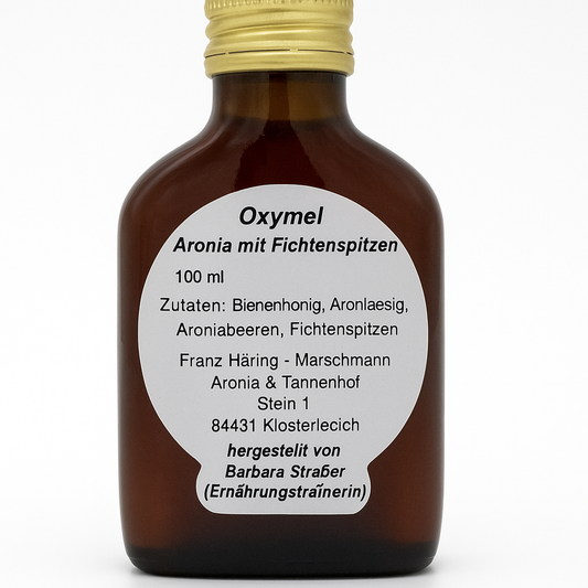 Aronia Oxymel mit Fichtenspitzen🌲 100 ml