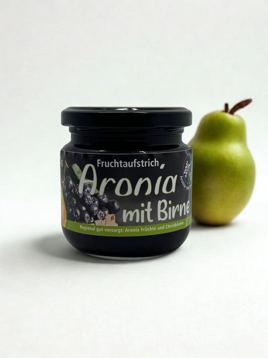 Aronia Fruchtaufstrich mit Birne 🍐