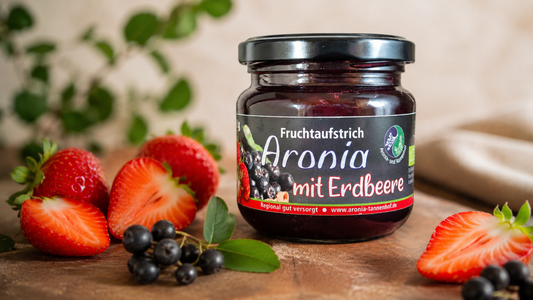 Aronia Fruchtaufstrich mit Erdbeere 🍓